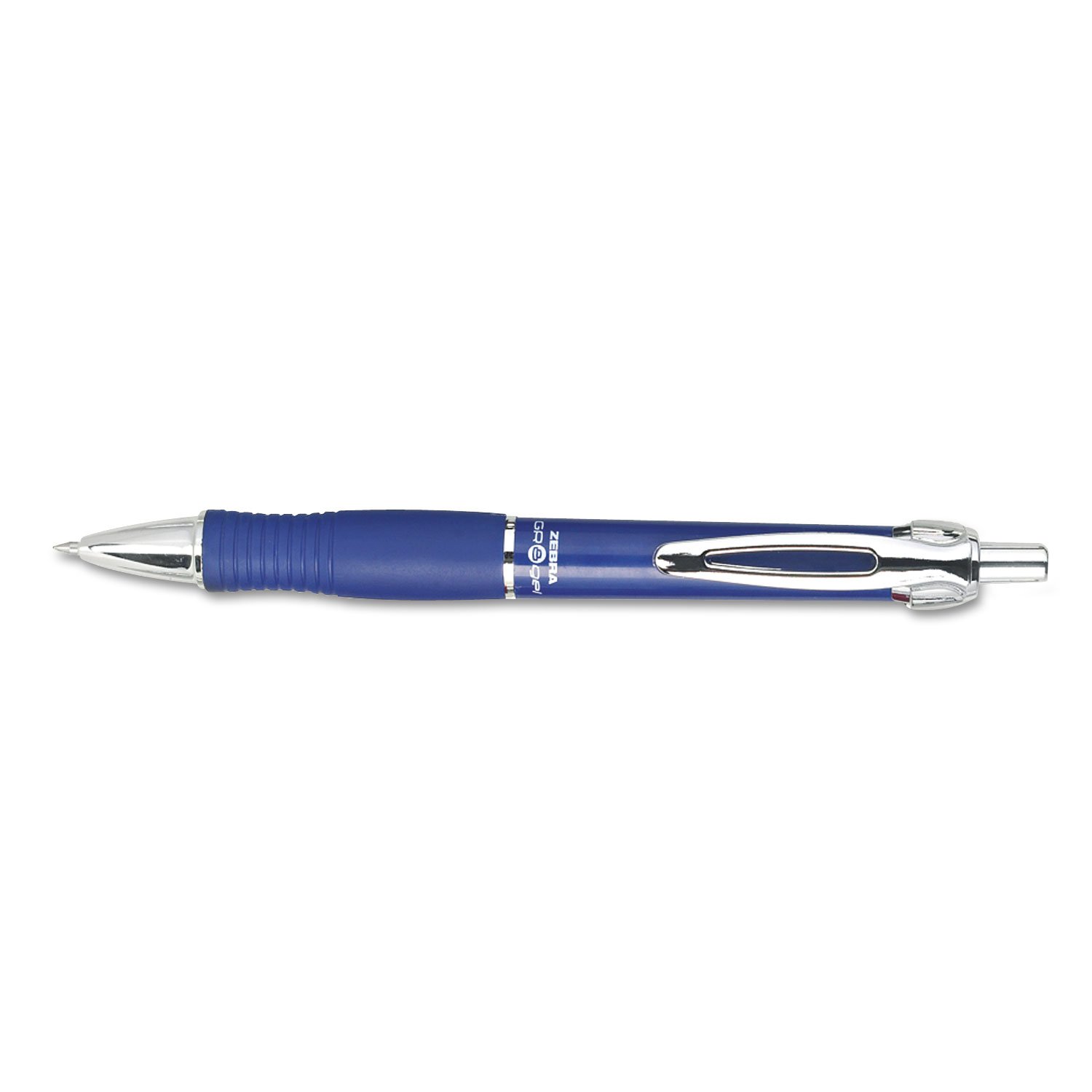 Zebra 42620 GR8 Retractable Gel Pen, Blue nk, Medium, Dozen
