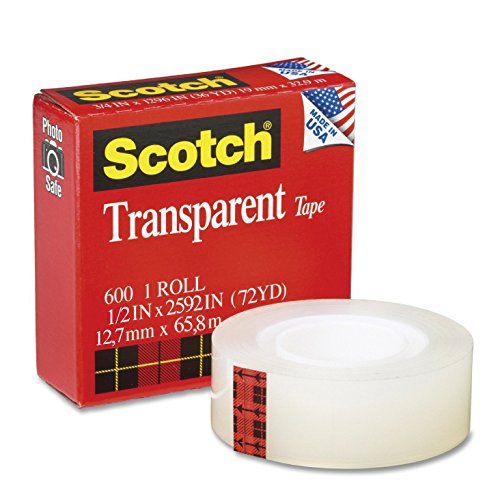 Transparent Glossy Tape, 1/2