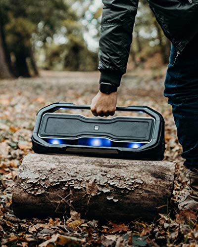Altec Lansing Rockbox Xl Wireless Bluetooth Speaker, Portable Waterproof Speaker With 20 Hour Playtime And 5 Illuminating Led Light Modes, Floating Wireless Speaker For Indoors And Outdoors #TOP6