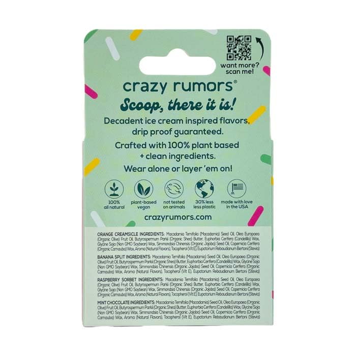 Miniatura 3 de Mezcla de helado (crema de naranja, banana split, sorbete de frambuesa, chocolate menta)