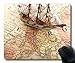 Produktbild Mauspad, Kartenhintergrundkarte Deutschland, Mausunterlage mit genähten Kanten