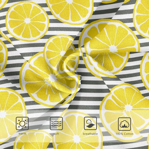 Cotton Little Boys Briefs Soft Striped Lemon Toddler Underwear3