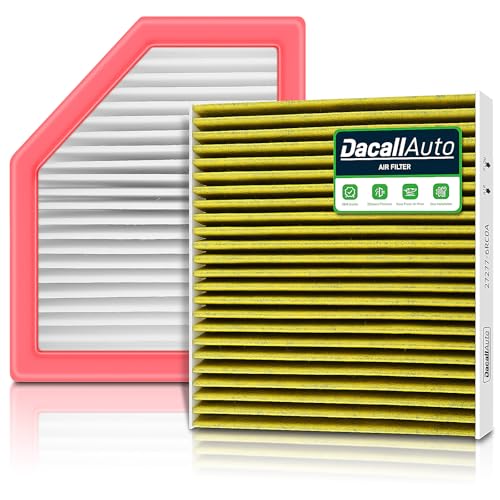 Image of Activated Carbon Cabin & Engine Air Filter Set Fit for Nissan Rogue Gas 1.5L /2.5L (2021-2026), for Mitsubishi Outlander (2022-2026), Replace Part NO. 27277-6RC0A 16546-6RA0A CF10140 CA12967