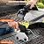 Electric Grill Brush Cordless, Dual Rotating Heads BBQ Grill Cleaner with Stainless Roller & LED Light, 150Mins Runtime, Rechargeable Grill Cleaning Brush for Outdoor Grill Barbecue Grates