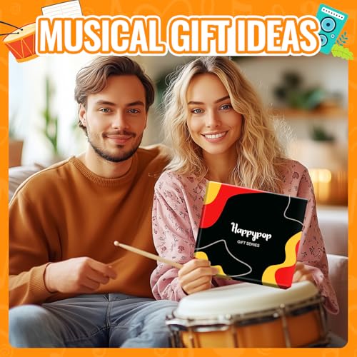 image for HAPPYPOP Drummer Gifts for Men - Drum Socks for Teens Music Lover, Dru