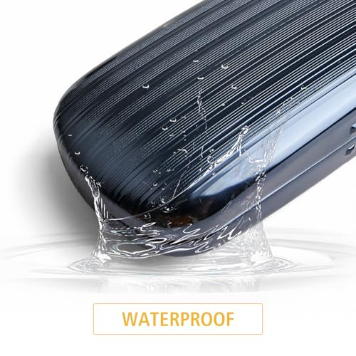 Image of Hard Shell Sunglasses Case, Portable Aluminum Alloy Glasses Case Protective Eyeglasses Cases for Men Women