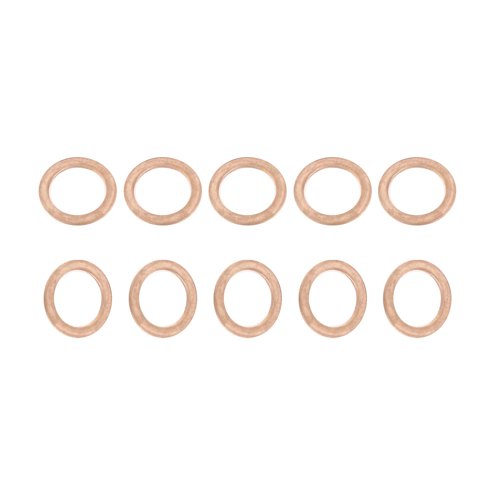 DTGN 20mmx28mmx1.5mm(IDxODxT) Flat Copper Sealing Washers - 10Pack - Good for Industrial Machinery M20 Screws - Copper Flat Ring Gasket-image-27