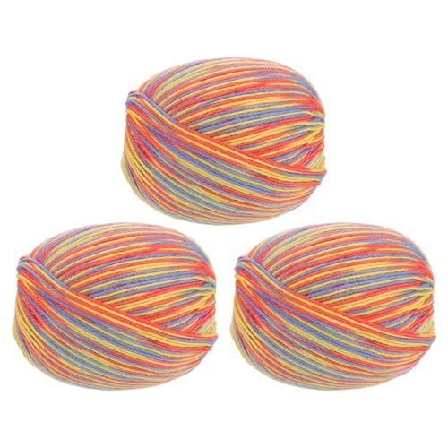 uxcell 100% Wool Yarn, 4-Ply Wool Roving Luxurious...