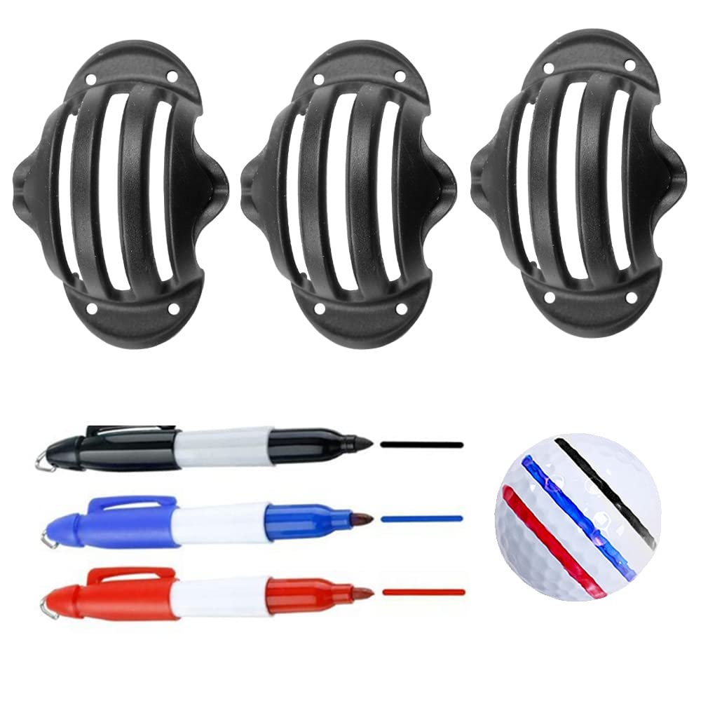Buy ASENVER 6 Pack Golf Ball Line Marker Tool Golf Ball Alignment