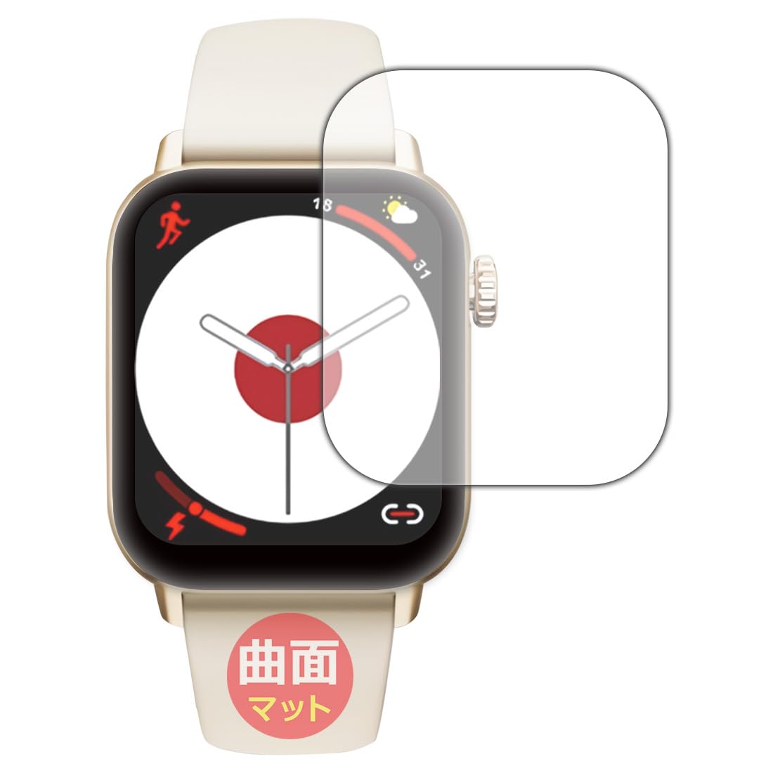 Amazon.co.jp: PDA工房 itDEAL スマートウォッチ H5 対応 Flexible 