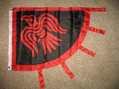 Amazon.com : 3'x4' ft Viking Raven Flag Red and Black Norseman 3x4