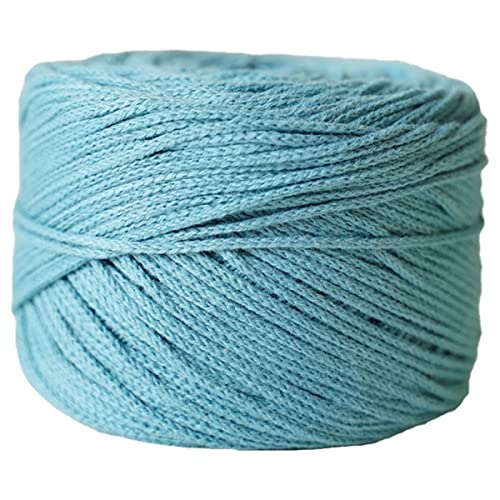 2 Pack 7.1Oz Hollow Knitted Nylon 1.5Mm Cord Thin Polyester Fabric Crochet Yarns Thread Round Rope Yarns For Diy Handbag Purse Basket Crochet Bag #TOP1