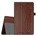 Fintie Folio Case for All-New Amazon Fire HD 8 Tablet (7th Generation, 2017 Release) - Slim Fit Premium Vegan Leather Standing Protective Cover with Auto Wake / Sleep, Vintage Antique Bronze
