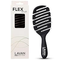 Vista 11 de Cepillo desenredante Flex para el cabello (azul bebé)