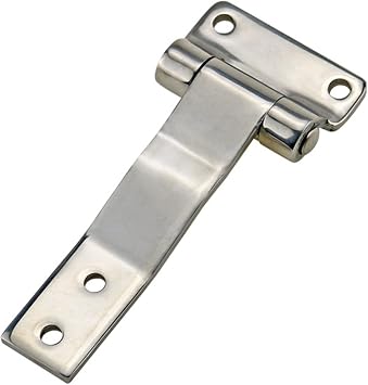 304 Stainless Steel Hinge Electrical Instrument Box Folding Folding Hinge Cabinet Door Load Bearing Hinge 1Pcs (Color : Cl127-2)