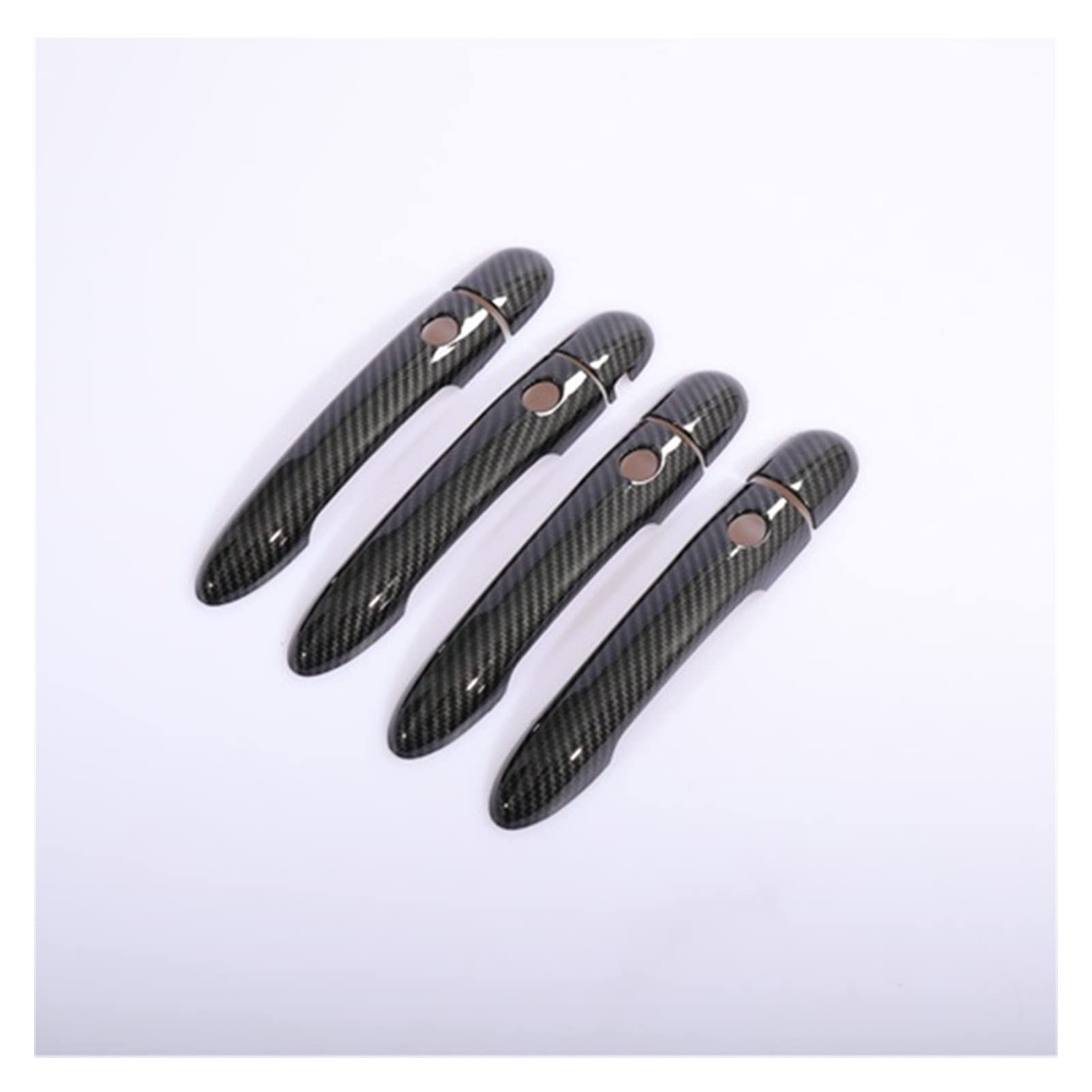 Fahbstr 1 Exterior Door Handle Cover For Koleos 2009-2015 Carbon Fiber Printed Car Door Handle Cover Bowl Sticker Moulding Trim(1)