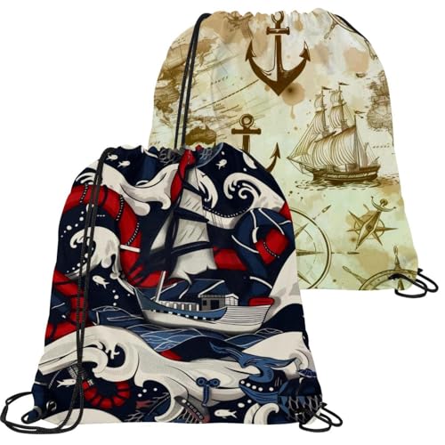 Sac à cordon de serrage pour la plage et le sport lot de 2 sacs pliables de gym