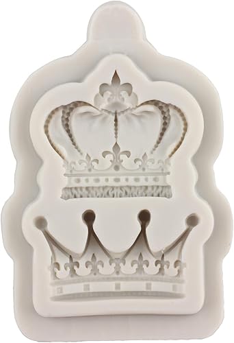 Miniatura 3 de Moldes de silicona para fondant de oso, molde de corona, moldes de chocolate para decoración de pasteles de azúcar, decoración de cupcakes, pasta de