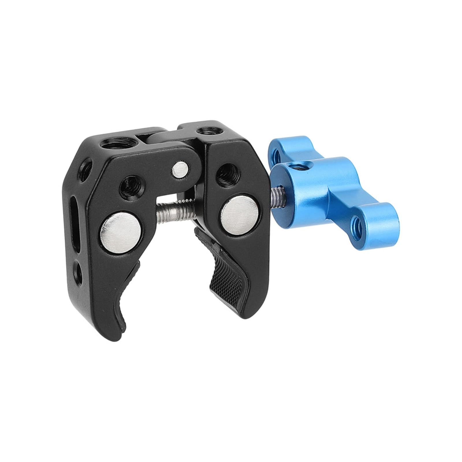 Soporte de aluminio para cámara de acción DSLR, compatible con conectores de tornillo, abrazadera de aluminio