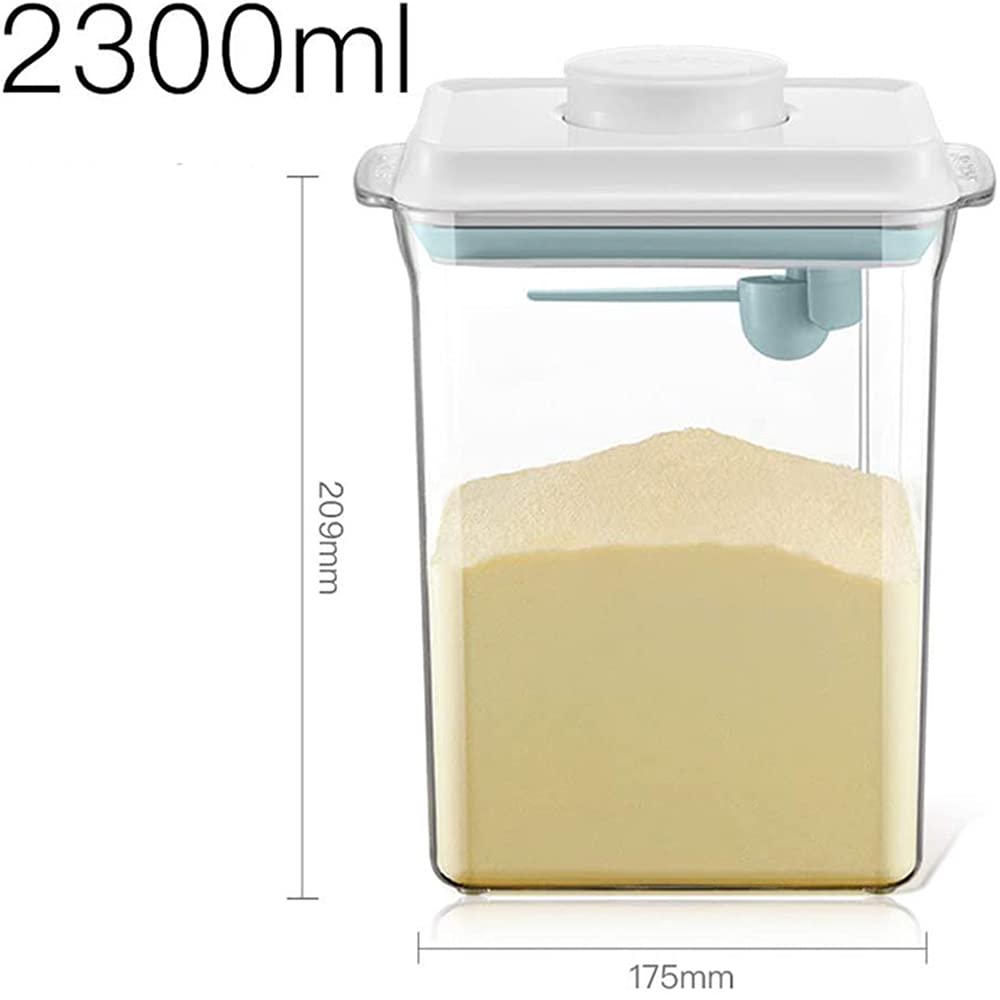 Dispenser Latte In Polvere Portatile - Contenitore 4 Scomparti Per Neonati