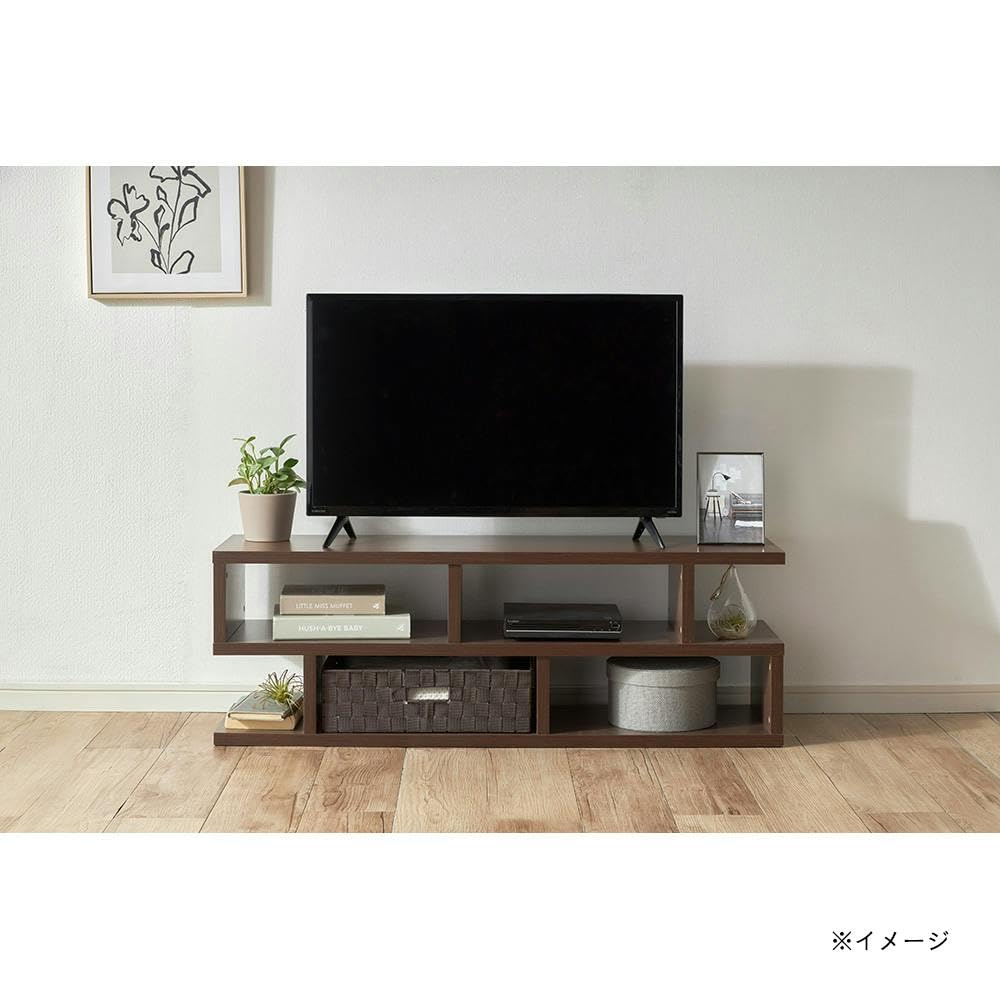 Amazon｜カインズ(CAINZ) 組み合わせできるテレビ台 ブラウン 幅108cm 
