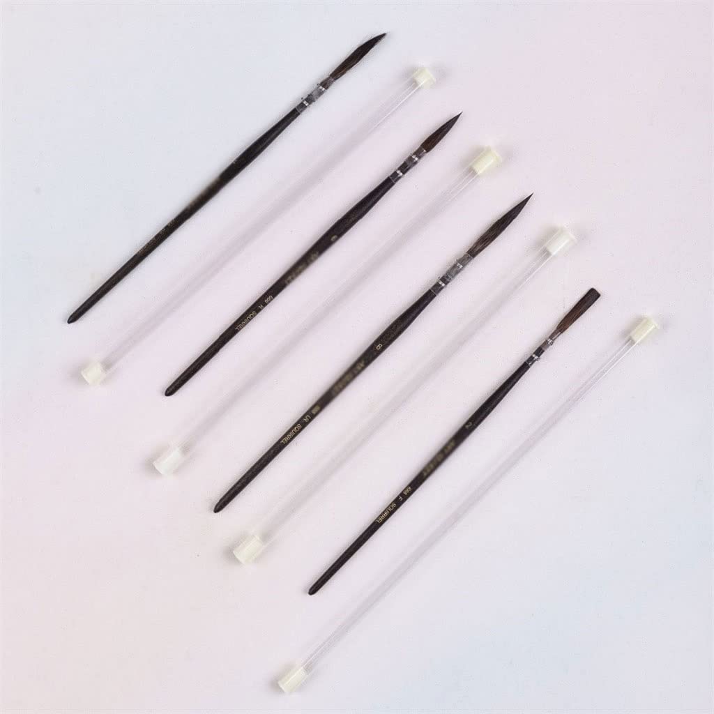 Natual Wood Rod 4 PC Akwarela Qquarelle Gwasz Do Włosów Artykuły Piśmiennicze Narzędzia Pędzel Malarski decorate
