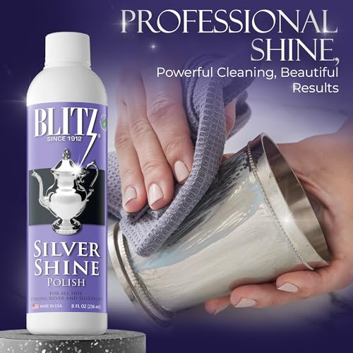 Blitz Silver Shine Polish Líquido Pack x2 8oz miniatura 6
