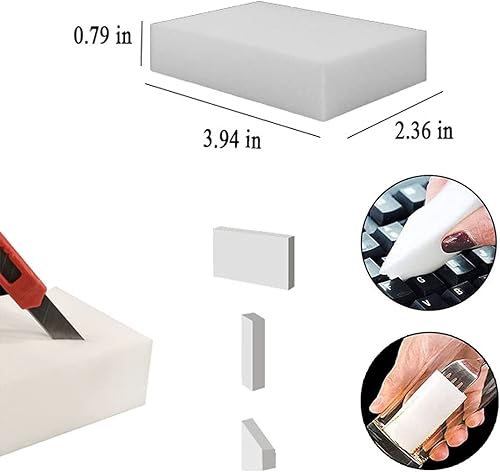 Miniatura 4 de Paquete de 30 esponjas de limpieza de melamina extra gruesas y duraderas a granel  Almohadillas de limpieza de espuma de limpieza multisuperficie