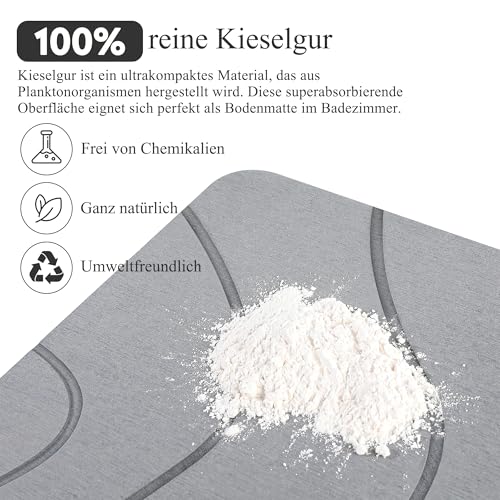 Tapis de bain antidérapant pour sortie de douche sécurisée - 7