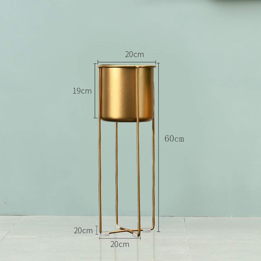 Metal Flower Stands Outdoor/Indoor Gold Plant Display Rack Garden Patio Bonsai Storage Shelves Balcony Decoration Shelf Home Decor(S)