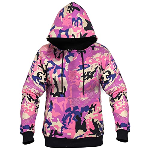 Sweat à capuche polaire rose pour vos moments de détente en hiver - 2