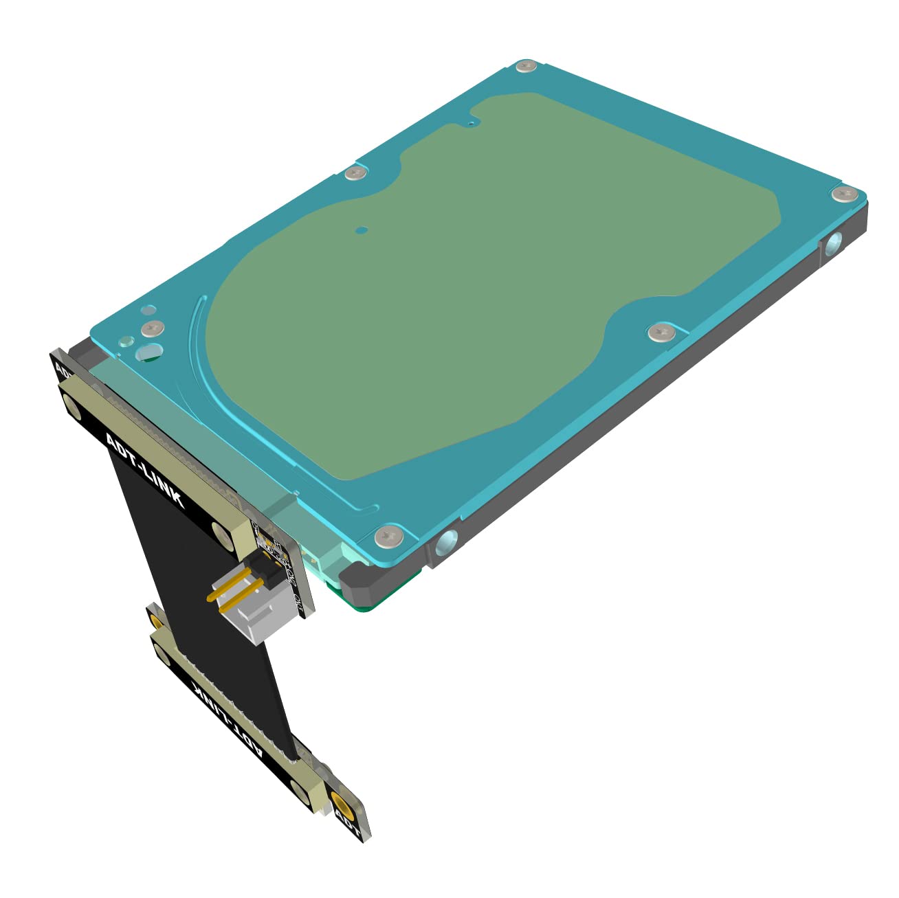Kabel przedłużający U2 do PCIE 4.0 X1 SFF8639 NVMe do konwertera SSD SFF8639 (40 cm, R27SL-TU 4.0)