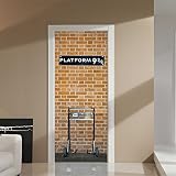 3D Brick Door Mural Wall Decals Home Decorative Stickers Self-Adhesive Mosaic Art Bathroom Glass Doo