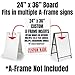 Custom A-Frame Sign Board 24 x 36 Inch Full Color Print Inserts and Text, Weatherproof Sandwich Board Signs for Outdoor, Sidewalk Sign for Business