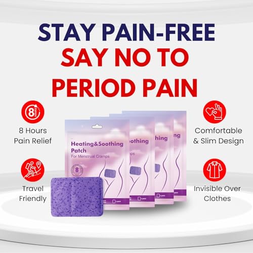Image of Heating & Soothing Patch for Menstrual Comfort | Self Heating Heat Patch for Period Cramp Comfort | Up to 8 Hours Gentle Warmth | Portable Disposable Patch for Women