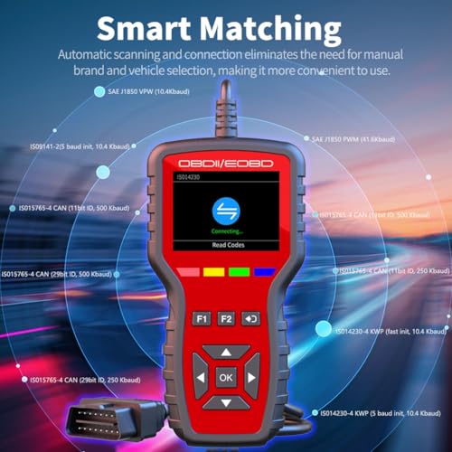 Herramienta de diagnóstico OBD2 multilingüe con prueba de sensor O2 4