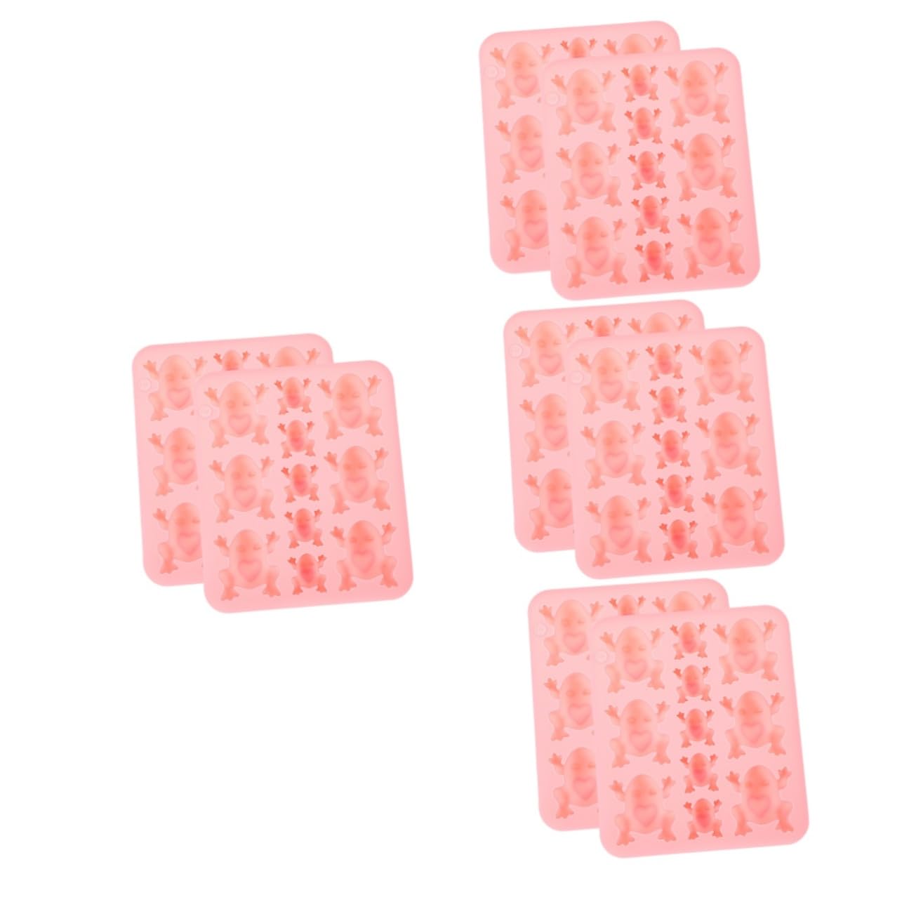 ARTIBETTER 4 Sätze Schokoladenformen Für Erwachsene Froschdekoration Schokoladenfrösche Geformt Kuchenform Schokoladenfroschformen Fondant Frosch Schimmel Mit Kieselgel Rosa 2 Stücke * 4