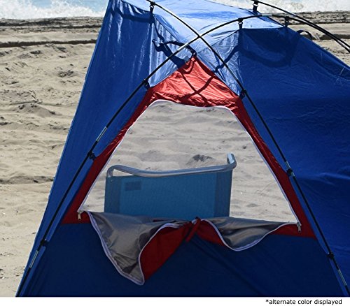 Rio Brands Beach Portable Sun Shelter, Blue, Large #TOP2