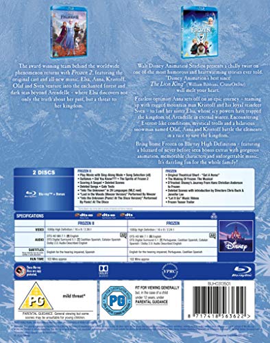 Disney's Frozen Doublepack Blu-ray [Region Free] [2019]