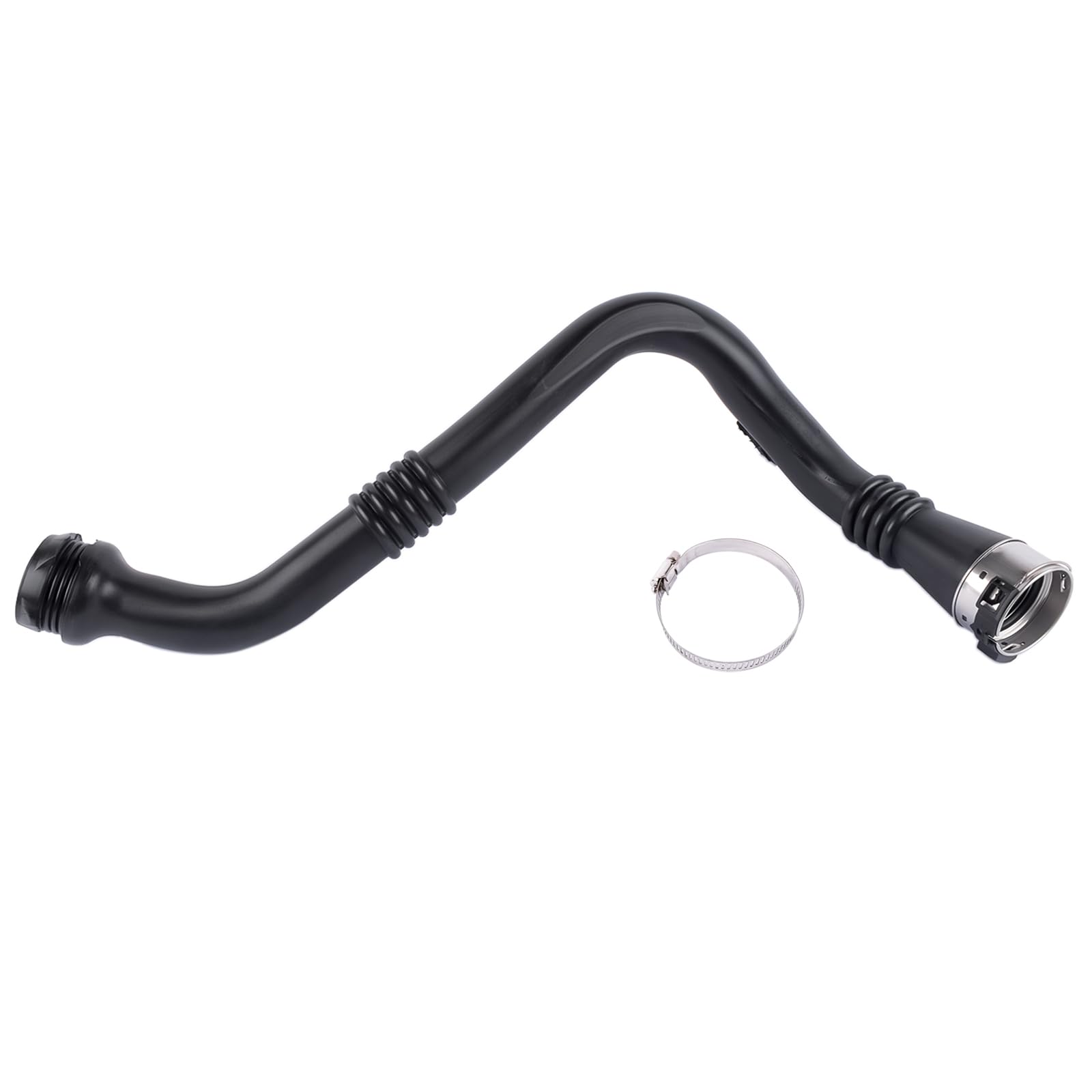 Bisenya Tuyau d'air de suralimentation Tuyau d'admission Tuyau turbo Compatible avec Mégane III 1.9 dCi Mégane CC 1.4 TCe Scénic III 1.9 dCi avec collier de serrage 8200804000 A8200804000