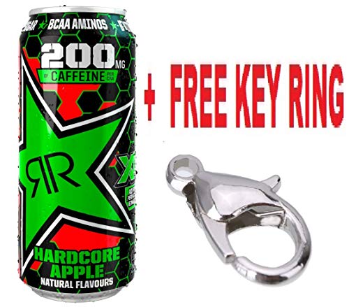 slamtech Rockstar XD Power Hardcore Apple Energy Drink Xdurance (Pack of 12), 500ml