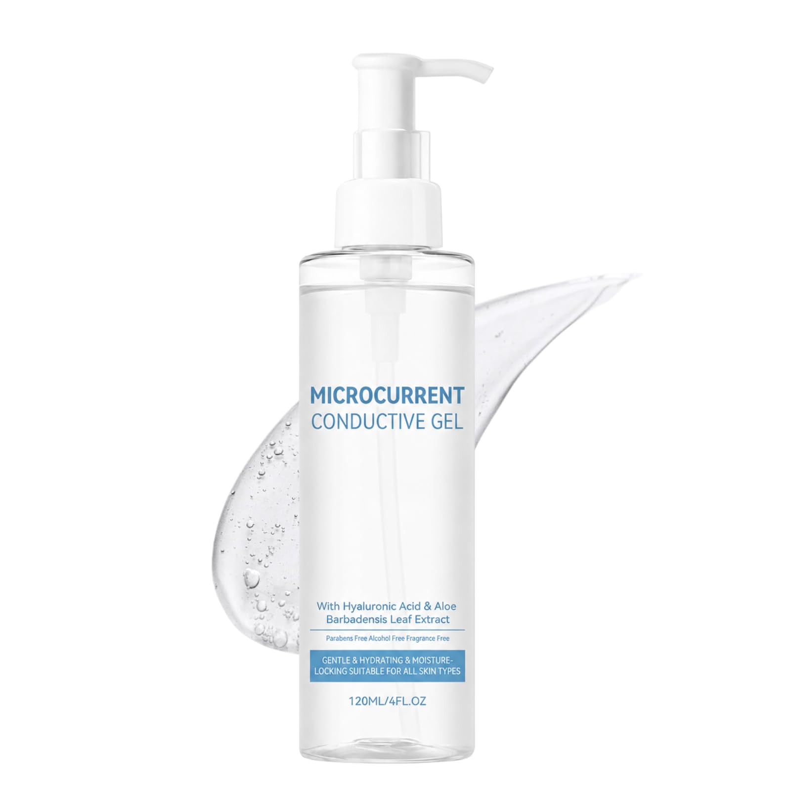 Conductive Gel for Face, Microcurrent Hydrating Gel for Skincare Devices