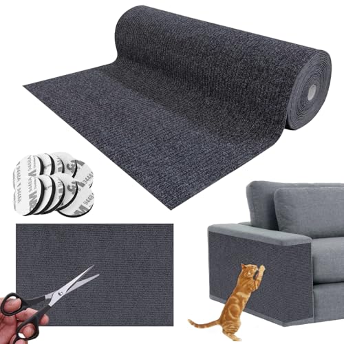 Alfombra Rascador para Gatos, Protector Sofa Gatos Arañazo,Protector de Muebles Autoadhesivo 200X40cm,Cat Scratcher,Rascador Gato,Alfombra Arenero Gato,para Protección de Alfombras Sofá de Muebles