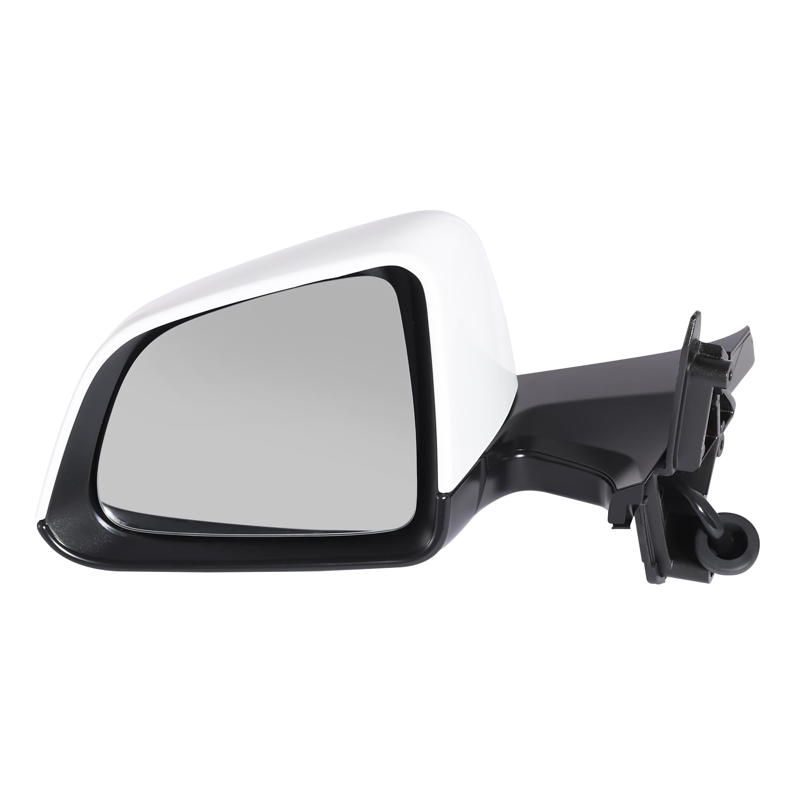 Rearview Mirror Assembly for Tesla Model Y 2020 2021 2022 2023 Left Driver Side View Mirror Replacement White Power Folding Heated Mirror 159411100C (