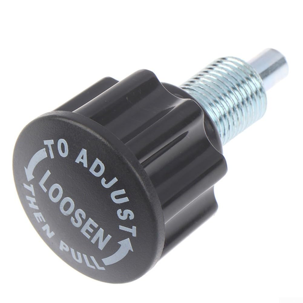 Exercise Bike Pull Pin, Spring Knob, Fitness Bike Replacement Part, Stainless Steel Rust Resistant, Smooth Grip, 6.5cm Total Length, for Exercise Bikes Strength Equipment