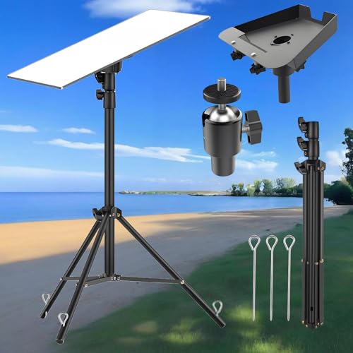 Starlink Gen 3 Tripod & Pipe Adapter Mount - All-Terrain Dish Stand Kit for Rev 4 Standard (RV,Camping, Hiking, Job Sites)