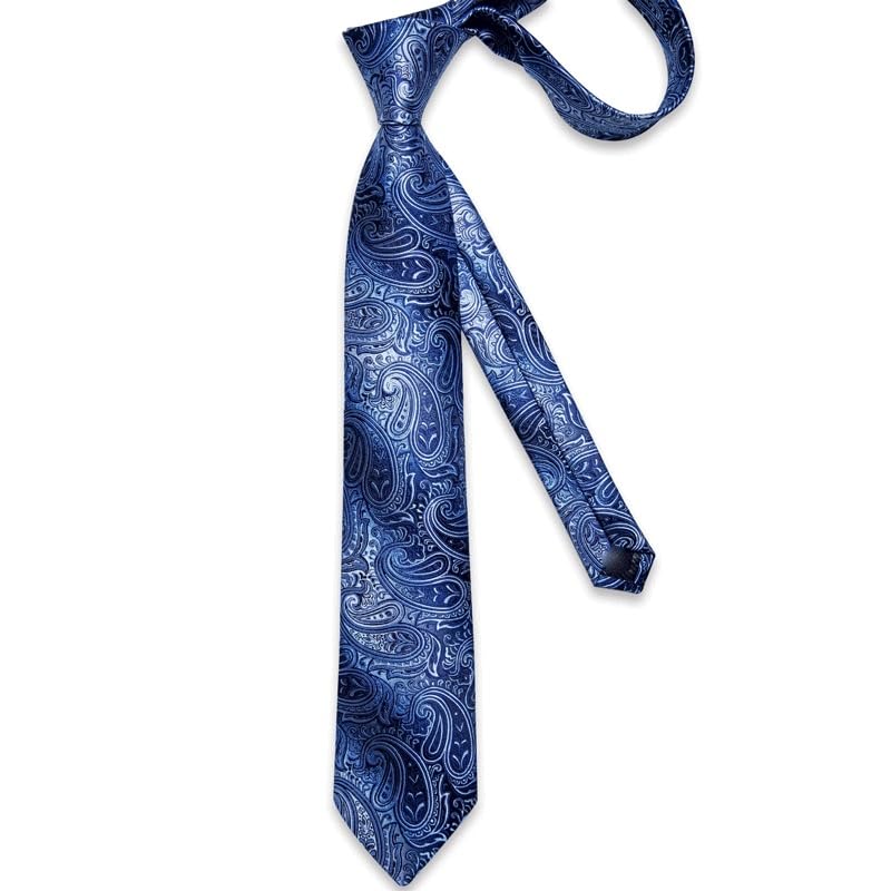 Corbata de seda para hombre y mujer 150 cm rayada miniatura 3
