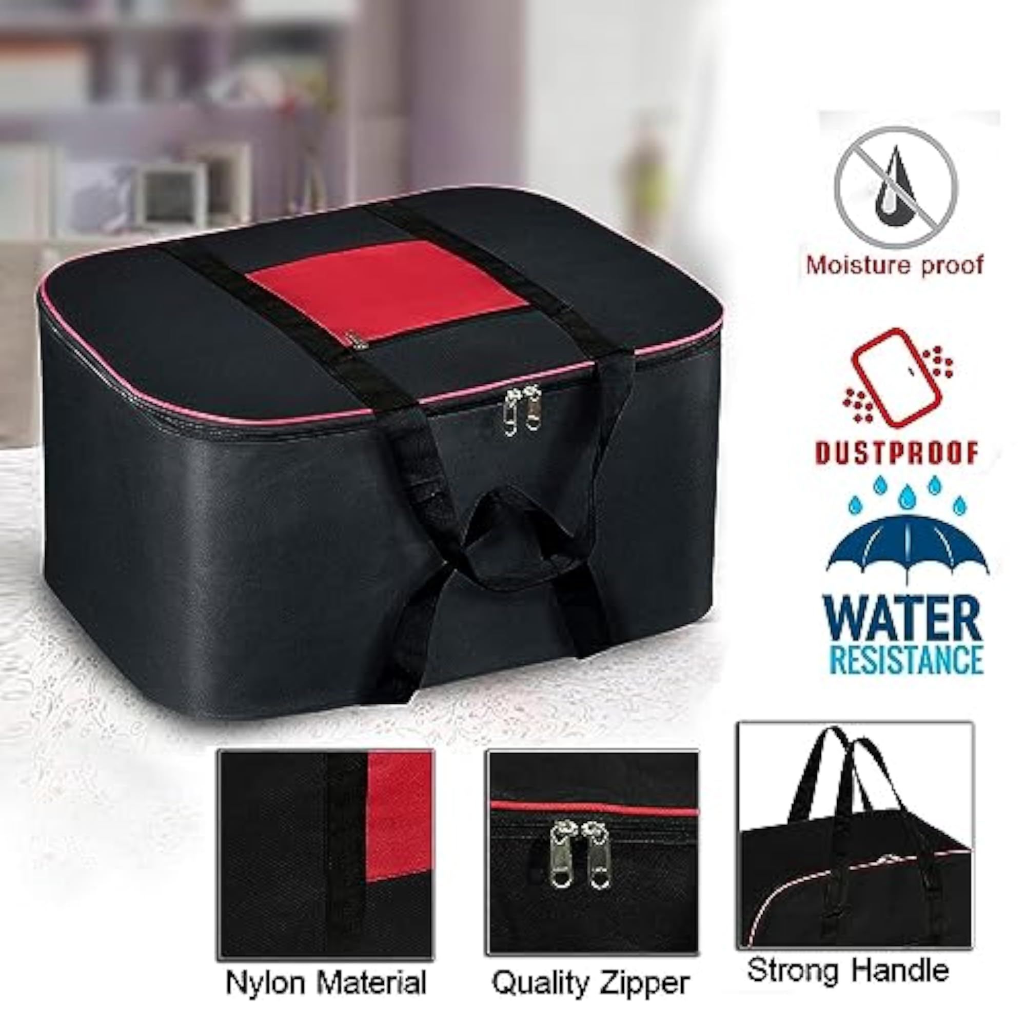 Moisture Proof Nylon Underbed Storage Bag, Large Size for Clothes