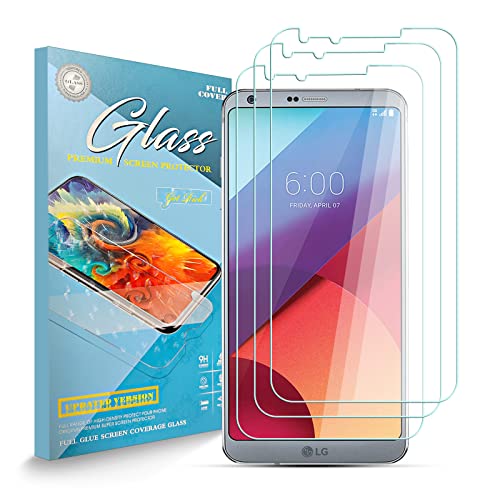 UIOK Protector de Pantalla Compatible paraLG Electronics G6X Anti Rayones, Sin Burbujas y con Una Dureza de 9H Película de HD Transparente y Fina Compatible para LG Electronics G6