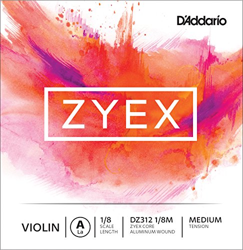 D'Addario ダダリオ バイオリン用 バラ弦 Zyex A線 DZ312 1/8M Medium Tension